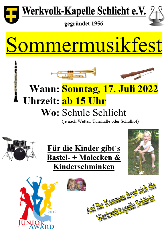 2022 Plakat Sommer-Musikfest